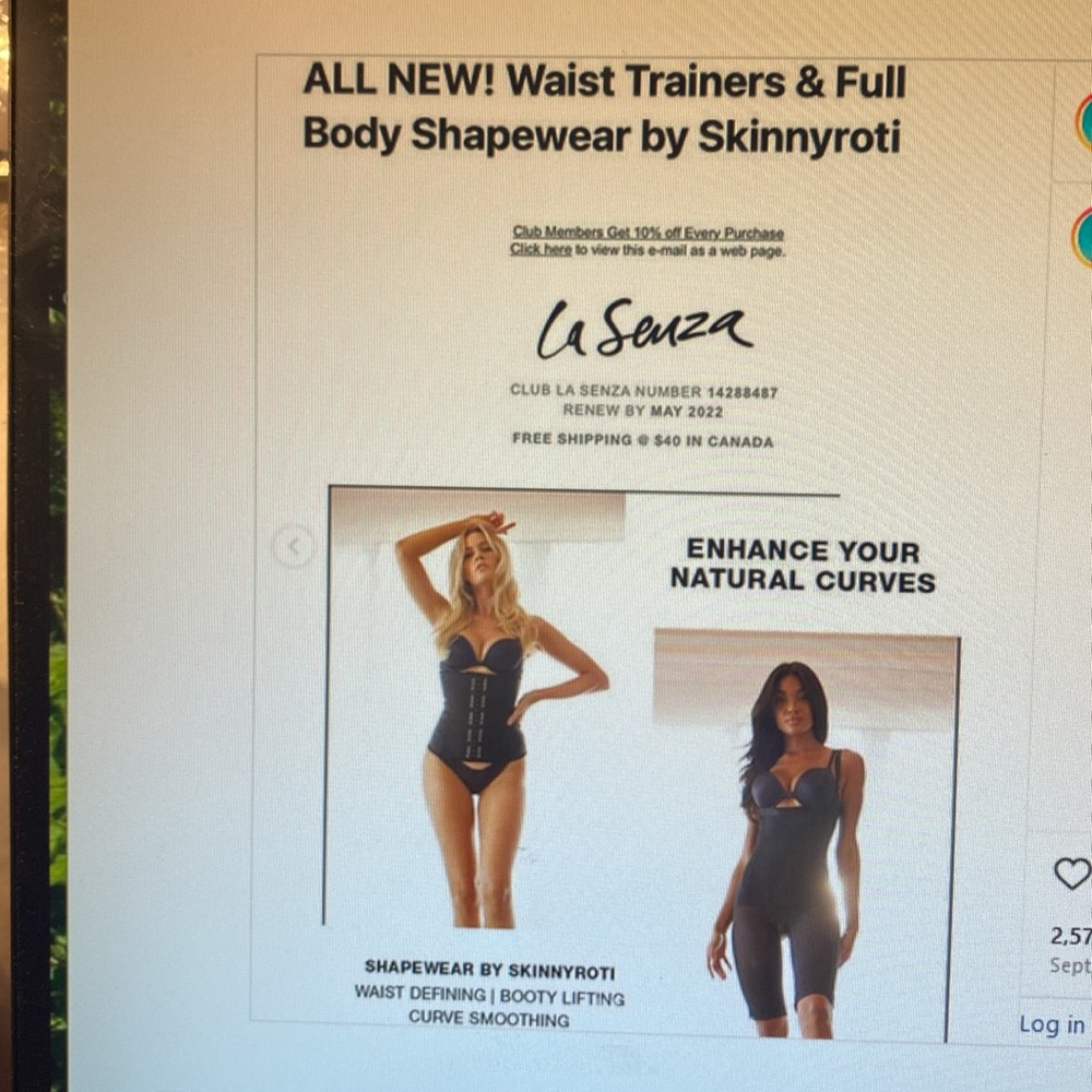 La Senza /Skinnyroti Waist trainer . Large - Picture 5 of 5